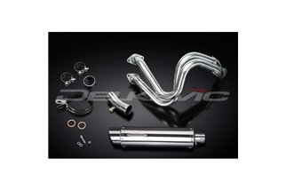 Sistema di scarico completo per Kawasaki Ninja 650 2017-21 Silenziatore tondo inox 350 mm