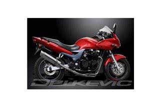 Kawasaki Zr7S 350 mm runder Bsau-Schalldämpfer aus Edelstahl, komplette Abgasanlage