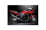 Kawasaki Zr7S 350 mm runder Bsau-Schalldämpfer aus Edelstahl, komplette Abgasanlage