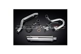 Complete exhaust system for Suzuki Drz400S Drz400Sm 350mm Stainless Steel Round Muffler Bsau