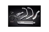 Komplette Abgasanlage für Yamaha Yzf-R3 2015–20 Mt03 2017–20 350 mm Edelstahl rund