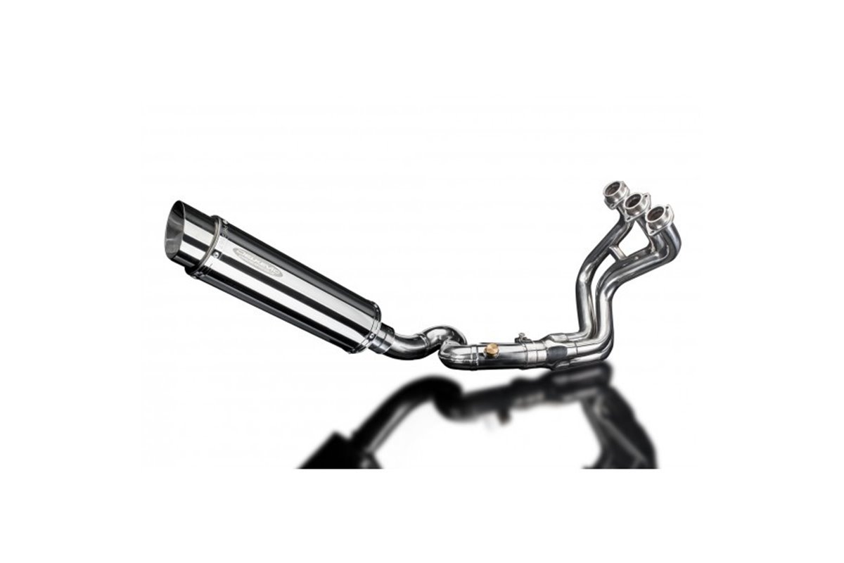 Sistema di scarico completo per Yamaha Tracer 900 2015-20 Silenziatore tondo inox 350mm