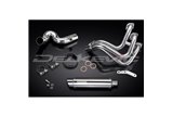 Sistema di scarico completo per Yamaha Tracer 900 2015-20 Silenziatore tondo inox 350mm