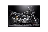 Sistema di scarico completo per Xjr1300 2004-2006 / Sl10 Tondo 350mm (14 Inch) Silenziatore 4-2 Acciaio inossidabile 304