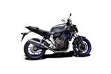 Sistema di scarico completo per Yamaha Mt07 2014-2021 2-1 Silenziatore rotondo inossidabile da 350 mm