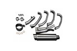 Full exhaust system 4 in 1 round 350mm steel Honda CBR 600 F 1987-1990