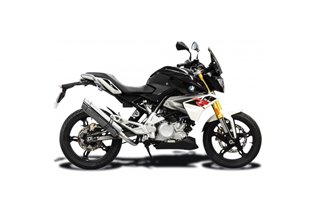 Sistema di scarico completo silenziatore in acciaio inox 350mm bsau yamaha fz-1 fazer 2006 2015