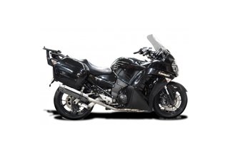 Komplette Abgasanlage 350 mm Edelstahl Bsau Suzuki GSX1300R Hayabusa 2008 2019