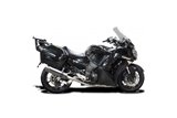 Ligne d'échappement complète 350mm inox bsau suzuki gsx1300r hayabusa 2008 2019