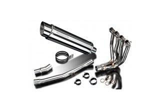 Complete exhaust system 350mm round stainless triumph street triple 765rs 2017 2020