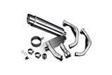 Full exhaust system 350mm stainless steel bsau kawasaki zzr1400 2006 2007