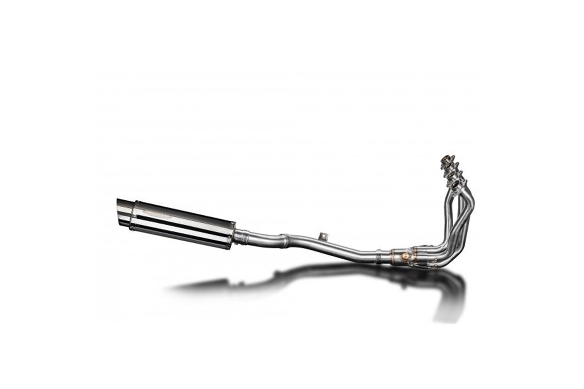 Full exhaust system 350mm stainless steel bsau kawasaki zzr1400 2008 2011