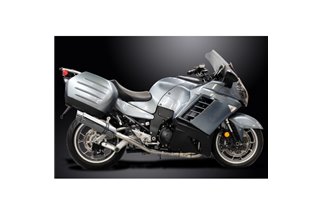 Système d'échappement complet pour Kawasaki Gtr1400 07-20, silencieux rond en acier inoxydable de 350mm