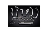 Complete exhaust system for Kawasaki Ninja 300 2013-19 2-1 350mm stainless steel Bsau round silencer