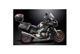 Complete exhaust system for Kawasaki Versys 1000 10-14 Full 4-1 350 mm stainless steel Bsau round silencer