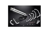 Complete Exhaust System for Kawasaki Zzr1100 1990-01 4-1 350mm Steel Round Bsau Mufflers