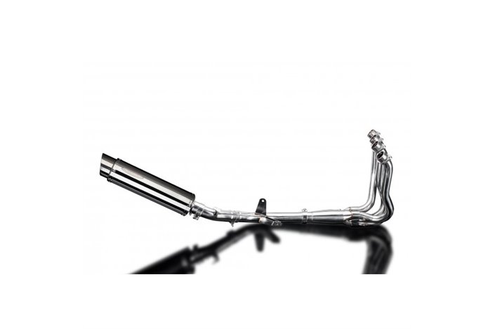 Complete exhaust system for Suzuki Gsx-S1000F 2015-2020 Round Stainless Steel Muffler Bsau 350mm