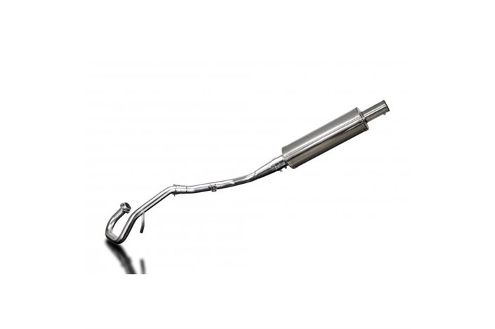 Sistema di scarico completo silenziatore in acciaio inox 350mm bsau kawasaki z900 2020 2021