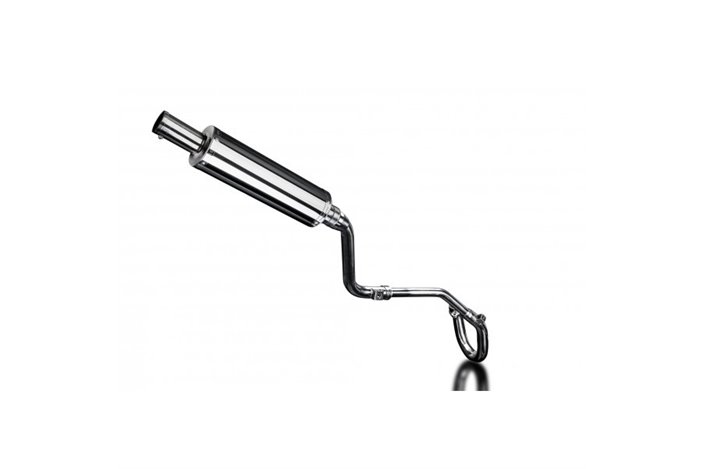 Complete exhaust system with 350mm stainless steel silencers. honda GL 1000 GOLDWING 1975 1979