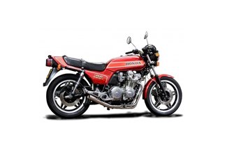 Sistema di scarico completo honda cb550f 1975-77 ceramica black classic straight honda cb550f 1975 1977