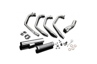 Honda CB550K 1977-78 Stainless Steel Straight Full Exhaust System Honda CB550K 1977 1978