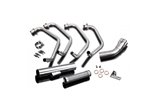 Sistema di scarico completo honda cb750k sohc 77-78 completo sistema inossidabile classico honda cb750k 1977 1977