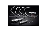 Sistema di scarico completo per Honda CB550F 1975-77 Full 4-1 Silenziatore dritto classico in acciaio inossidabile