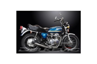 Système d'échappement complet pour Honda CB550F 1975-77, silencieux droit classique en acier inoxydable 4-1