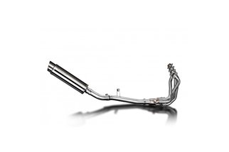 Complete exhaust system for Kawasaki Z900 20-21 350 mm stainless steel Bsau round silencer