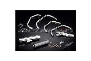 Sistema di scarico completo per Kawasaki Gpz750 1981-1984 Full 4-1 Stainless Classic Straight Silenziatore