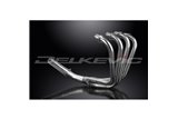 Sistema di scarico completo per Kawasaki Gpz750 1981-1984 Full 4-1 Stainless Classic Straight Silenziatore