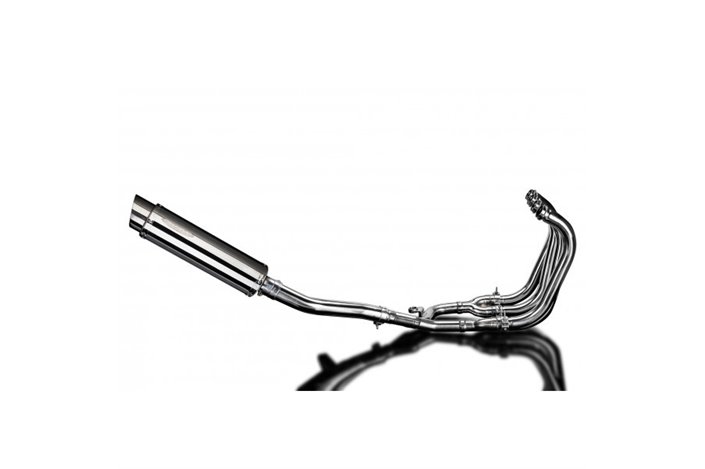 Komplette Abgasanlage für Suzuki Gsx1400 2006–2007 4–1, 350 mm runder Edelstahl-Schalldämpfer