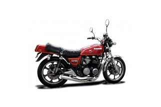 Sistema di scarico completo kawasaki z900 z1a-b 72-76 ceramica black classic straight kawasaki z1 1972 1976