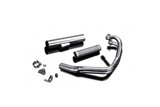 Ligne d'échappement complète kawasaki z650 bc 1976-80 droit inox kawasaki kz650 1976 1980