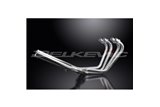 Ligne d'échappement complète kawasaki z750e-kz 1980-82 droit inox kawasaki kz750 1980 1984