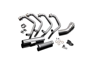 Complete exhaust system honda cb750k sohc 1969-1976 straight stainless steel honda cb750k 1969 1976