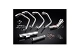 Sistema di scarico completo per Kawasaki Z1-R 78-79 Full 4-1 Silenziatore Inox Classico Dritto