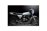 Sistema di scarico completo per Kawasaki Z1-R 78-79 Full 4-1 Silenziatore Inox Classico Dritto