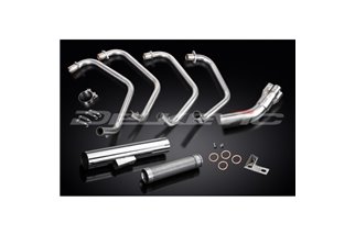 Sistema di scarico completo per Kawasaki Z1000 A1-A2 77-80 Full 4-1 Stainless Classic Straight Silenziatore