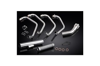 Sistema di scarico completo per Kawasaki Z900 Z1A-B 72-76 Full 4-1 Stainless Classic Straight Silenziatore