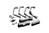 Complete exhaust system honda cb350f 1972-74 classic stainless steel honda cb350f 1972 1974