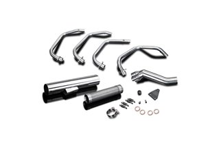 Sistema di scarico completo honda cb400f 1975-77 in acciaio inox in acciaio inox dritto honda cb400f 1975 1977