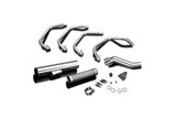 Sistema di scarico completo honda cb400f 1975-77 in acciaio inox in acciaio inox dritto honda cb400f 1975 1977