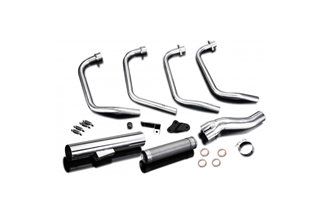 Sistema di scarico completo suzuki gs1100g 82-84 in acciaio inox classico in acciaio inox suzuki gs1100g 1982 1984