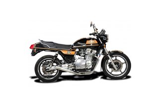 Sistema di scarico completo suzuki gs1100g 82-84 in acciaio inox classico in acciaio inox suzuki gs1100g 1982 1984