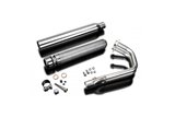 Complete exhaust system kawasaki gpz750 uni-track 1982-1985 straight stainless steel kawasaki gpz750 1983 1985