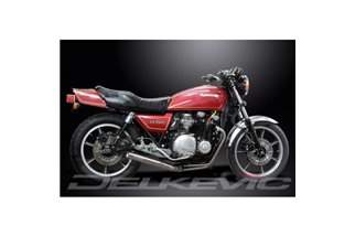 Système d'échappement complet pour Kawasaki Z1000J 1981-1983, silencieux droit classique en acier inoxydable 4-1