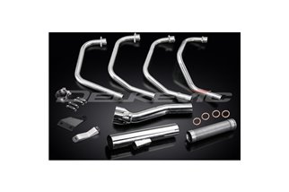 Full Exhaust System for Suzuki Gs850G 82-86 Full 4-1 Classic Stainless Steel Straight Muffler