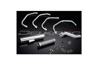 Full Exhaust System For Suzuki Gs1100G 82-84 Full 4-1 Classic Stainless Steel Straight Muffler