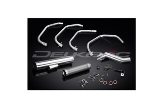 Sistema di scarico completo per Suzuki Gsx750E 1980-1983 Full 4-1 Stainless Classic Straight Silenziatore